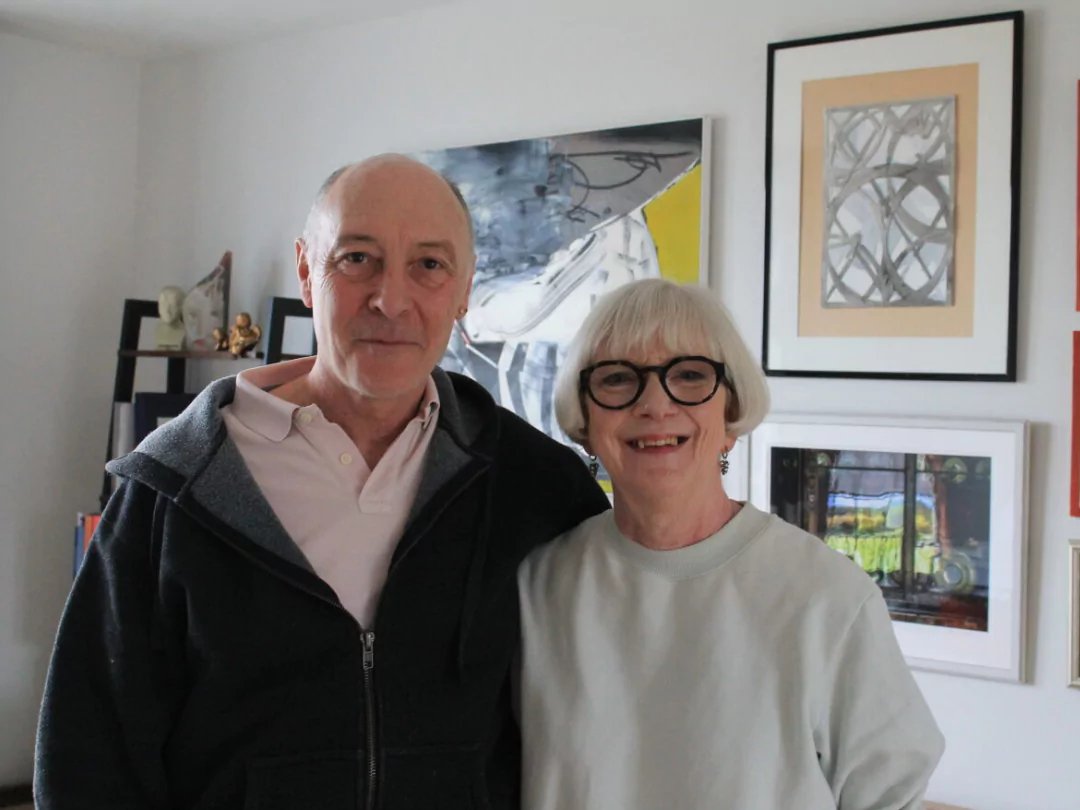 Image of two Brabazon residents named Viv and Steve